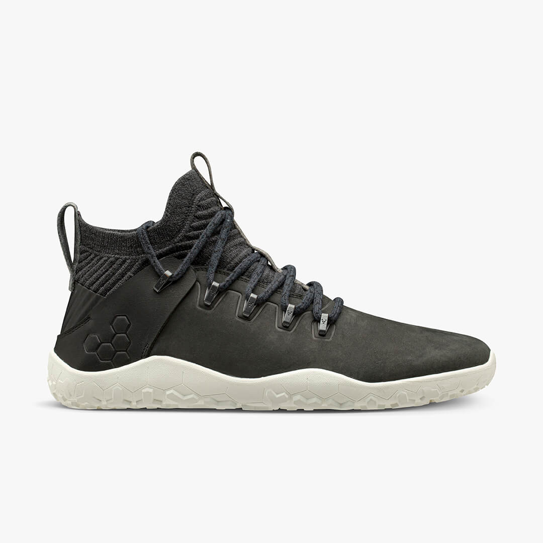 Vivobarefoot Magna Trail Läder & Ull Skor Herr Svarta TZKAJ-5792